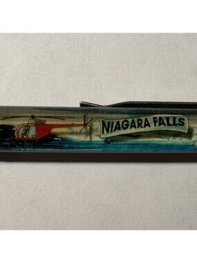 Niagara Falls New York Canada Floaty Pen Sightseeing Helicopter Moves Souvenir